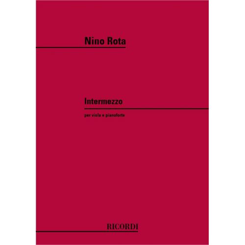 RICORDI ROTA N. - INTERMEZZO - ALTO ET PIANO