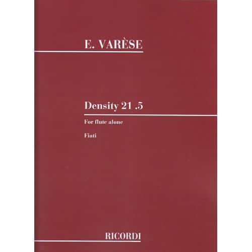 VARESE EDGAR - DENSITY 21.5 POUR FLûTE SEULE