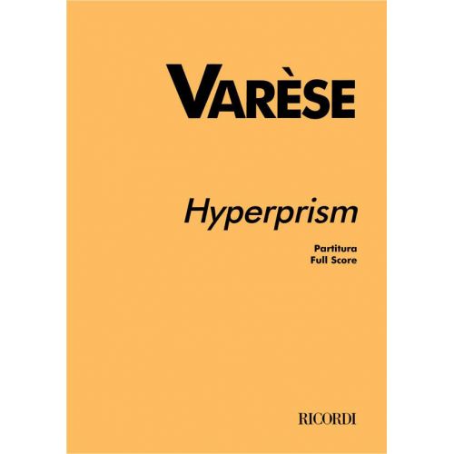 RICORDI Varese E. - Hyperprism - Conducteur