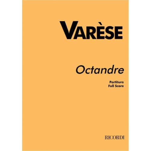 VARESE EDGAR - OCTANDRE - FULL SCORE