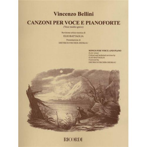 BELLINI V. - CANZONI, PER VOCE E PIANOFORTE: VOL. 2 - VOCE MEDIO-GRAVE