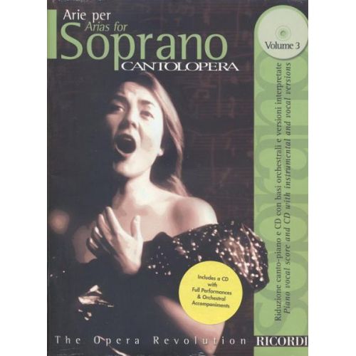 RICORDI CANTOLOPERA: ARIE PER SOPRANO VOL 3 + CD