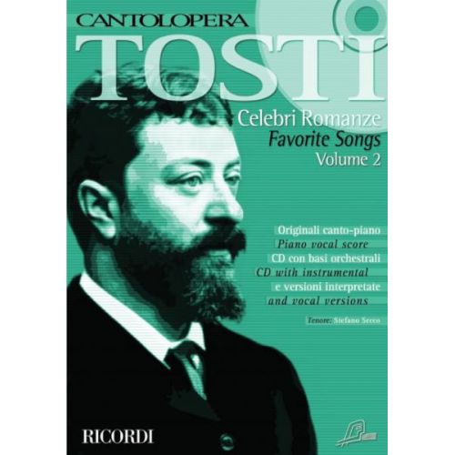 TOSTI F. P. - CANTOLOPERA: CELEBRI ROMANZE VOL.2 + CD - CHANT ET PIANO