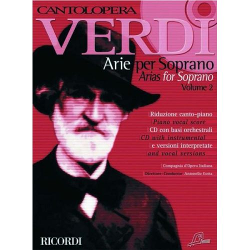 RICORDI VERDI G. - CANTOLOPERA: ARIE PER SOPRANO + CD