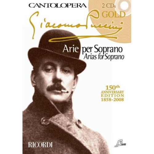 PUCCINI G. - CANTOLOPERA: PUCCINI GOLD + 2 CD - CHANT ET PIANO