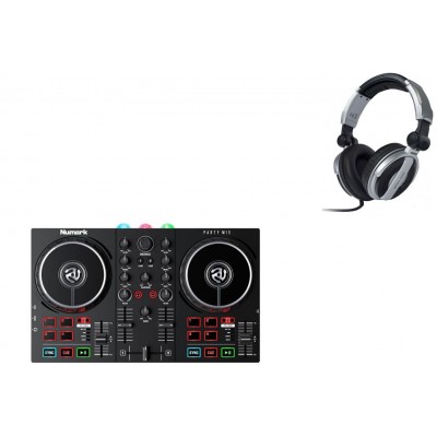 PARTY MIX 2 - CONTROLADOR DE DJ DE 2 CANALES