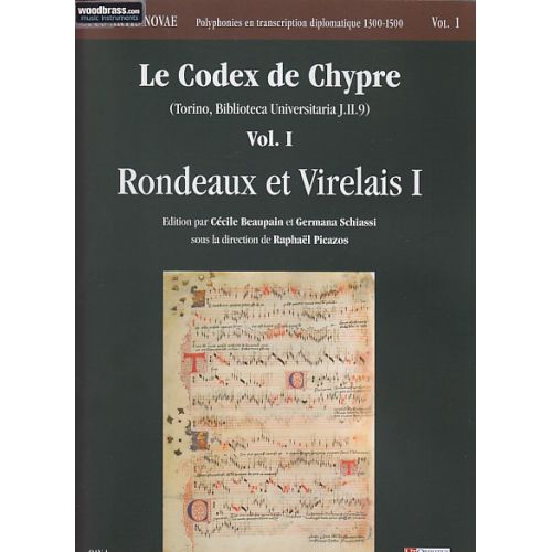 UT ORPHEUS LE CODEX DE CHYPRE VOL. 1 (RONDEAUX ET VIRELAIS)