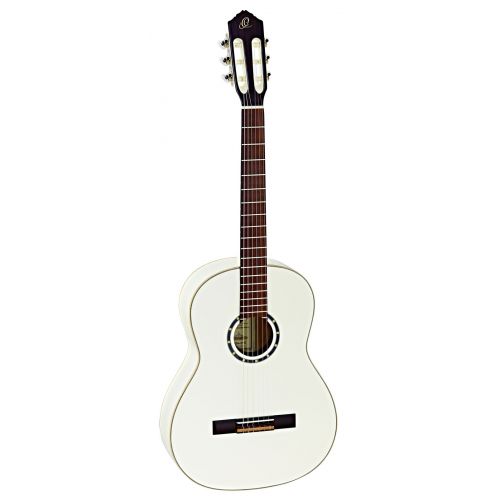 Ortega 4/4 R121 Spruce Slim Neck White + Housse