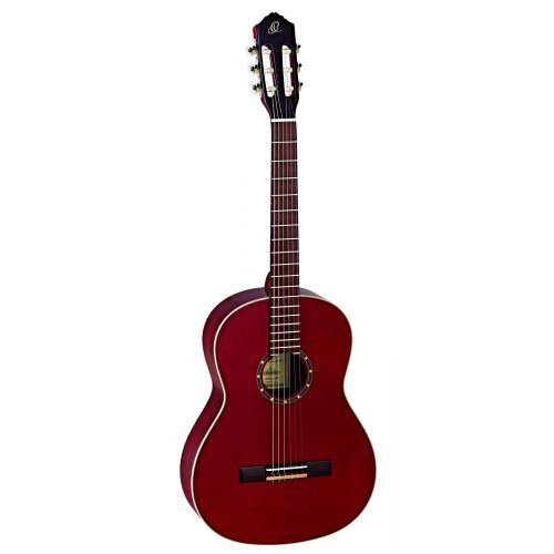Ortega 4/4 R121 Spruce Slim Neck Burgundy + Housse