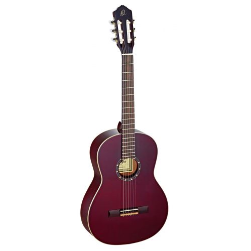 Ortega 4/4 R131 Solid Cedar Slim Neck Burgundy + Housse