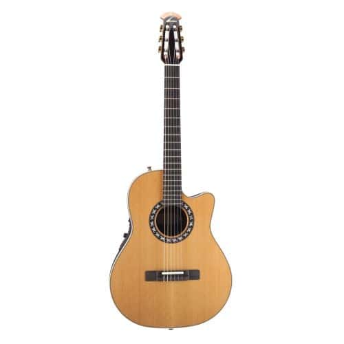 OVATION E-ACOUSTIC CLASSICAL GUITAR CLASSIC NYLON LEGEND MID CUTAWAY NATURAL