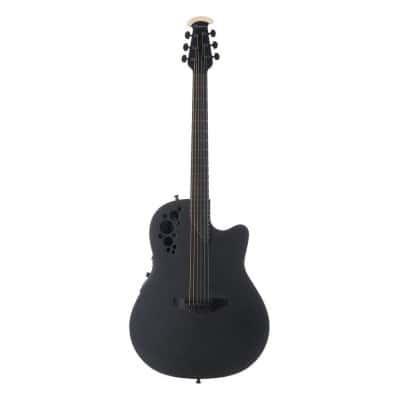 ELEKTRO-AKOESTISCHE GITAAR ELITE TX SUPER SHALLOW BLACK TEXTURED