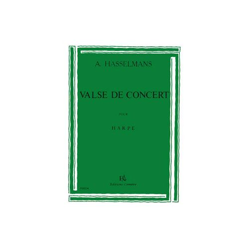 COMBRE HASSELMANS ALPHONSE - VALSE DE CONCERT - HARPE