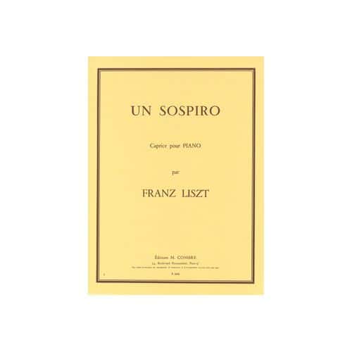  Liszt Franz - Un Sospiro (caprice Poetique N.3) - Piano