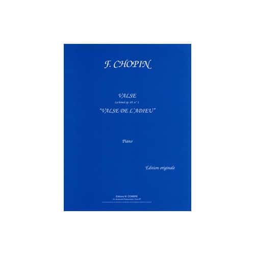  Chopin Frederic - Valse Op.69 N.1 L'adieu - Piano