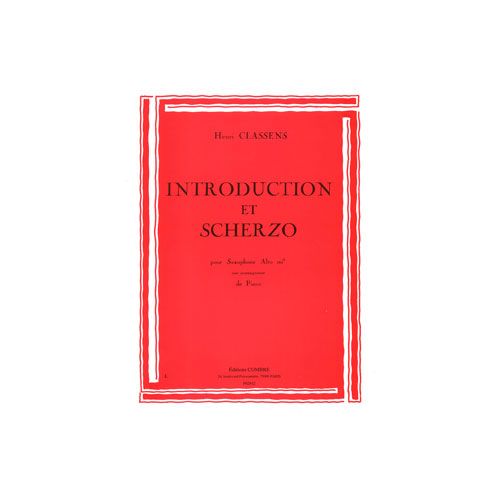 Classens Henri - Introduction et Scherzo - Saxophone et Piano