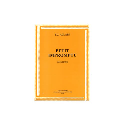 ALLAIN EDMEE J. - PETIT IMPROMPTU - PIANO