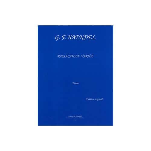  Haendel Georg Friedrich - Passacaille Variee - Piano