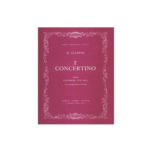  Classens Henri - Concertino N.2 - Saxophone Et Piano