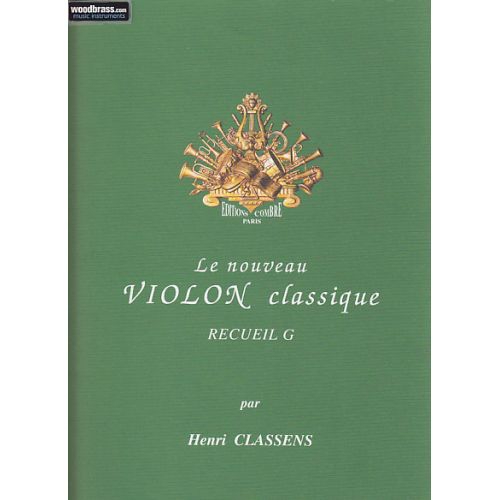 CLASSENS - NOUVEAU VIOLON CLASSIQUE VOL.G - VIOLON ET PIANO