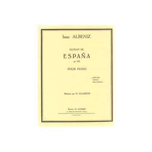 ALBENIZ ISAAC - ESPANA OP.165 PRELUDE - PIANO