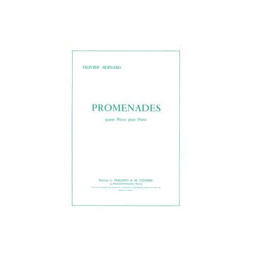 BERNARD O. - PROMENADES (4 PIECES) - PIANO