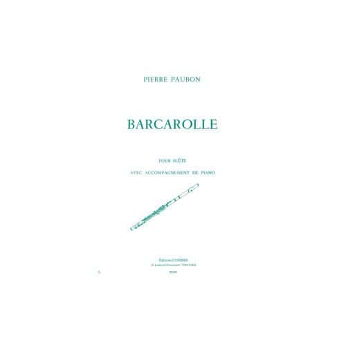 PAUBON PIERRE - BARCAROLLE - FLUTE ET PIANO