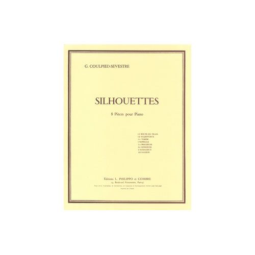COULPIED-SEVESTRE GERMAINE - SILHOUETTES (8 PIECES) - PIANO