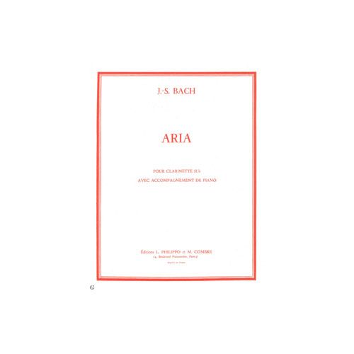 BACH JOHANN SEBASTIAN - ARIA EXTR. DE LA SUITE EN RE MAJ. (TRANSCRIPTION) - CLARINETTE ET PIANO