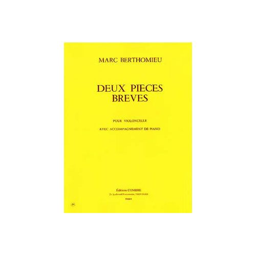 COMBRE BERTHOMIEU MARC - PIECES BREVES (2) - VIOLONCELLE ET PIANO