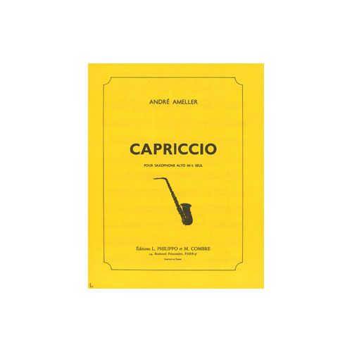 Ameller - Capriccio - Saxophone Alto