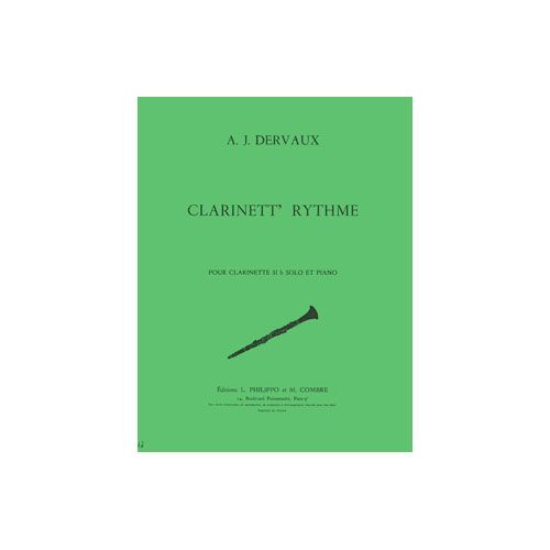 DERVAUX - CLARINETT'RYTHME - CLARINETTE ET PIANO