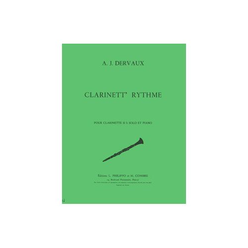DERVAUX ANDRE-JEAN - CLARINETT'RYTHME - CLARINETTE ET PIANO