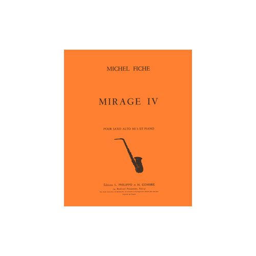 FICHE MICHEL - MIRAGE 4 - SAXOPHONE ET PIANO