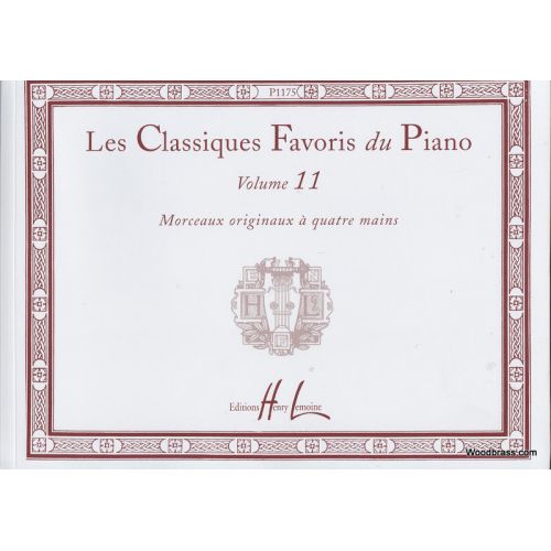  Classiques Favoris Vol.11 - Piano 4 Mains