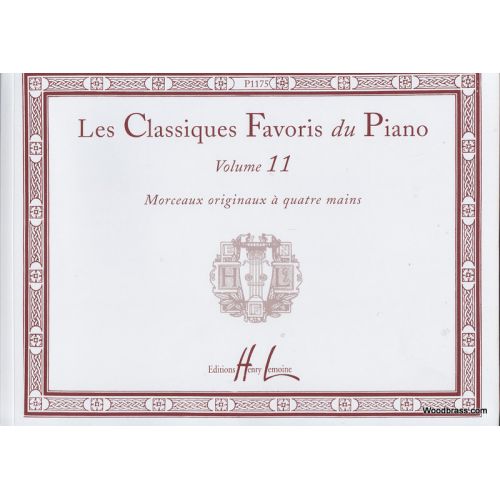 CLASSIQUES FAVORIS VOL.11 - PIANO 4 MAINS
