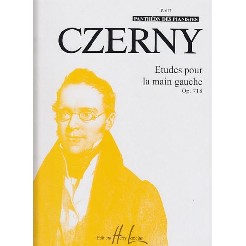 CZERNY CARL - ETUDES POUR MAIN GAUCHE OP.718 - PIANO