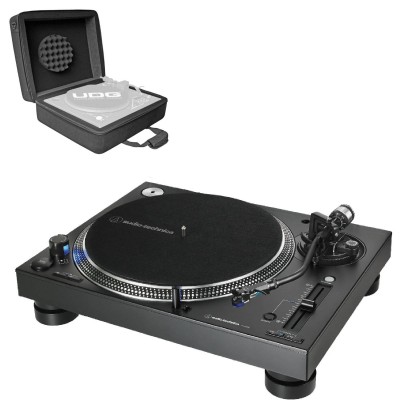 AUDIO TECHNICA Pack AT-LP140xp-bk + Housse Udg