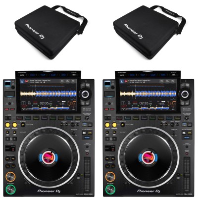 2 X CDJ-3000 + 2 X HOUSSE PROTECTION DJC-3000