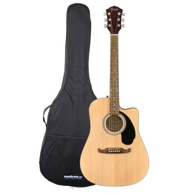 PACK FA-125CE DREADNOUGHT WLNT NATURAL + GIGBAG