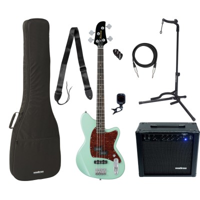 IBANEZ Tmb100-Mgr-Mint Green Full Bundle