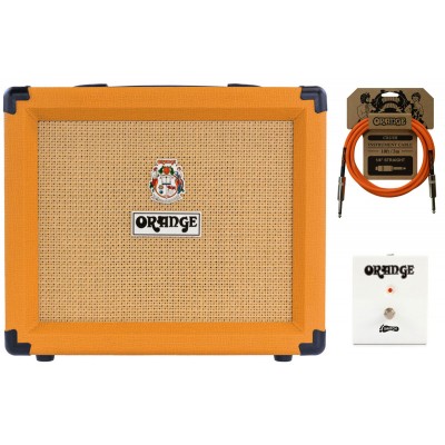 ORANGE AMPS CRUSH 20 + FREE FOOTSWITCH AND CABLE BUNDLE