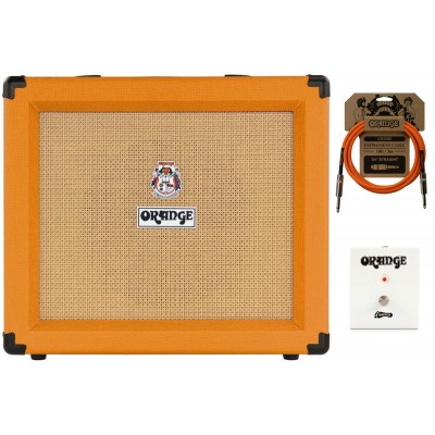 ORANGE AMPS PACK CRUSH 35RT + FOOTSWITCH ET CABLE OFFERT