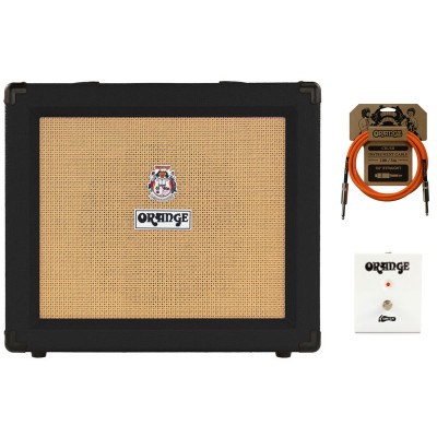 ORANGE AMPS PACK CRUSH 35RT + FOOTSWITCH ET CABLE OFFERT