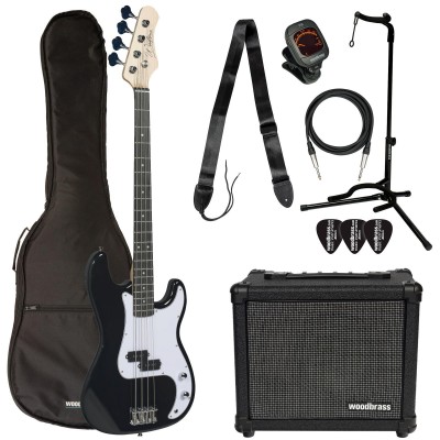 WOODBRASS Pack PB100 Preto + BA820 + Acessórios
