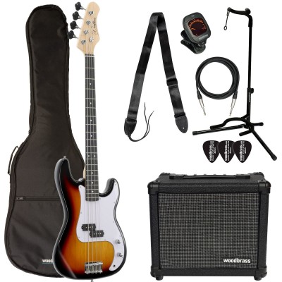 WOODBRASS PB100 Sunburst + BA820 + Accessories Pack