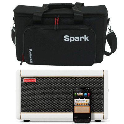 POSITIVE GRID SPARK 2 PEARL WHITE + BAG BUNDLE