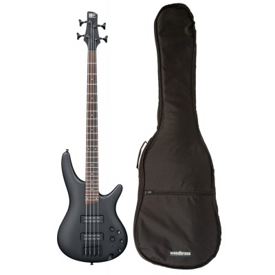 IBANEZ Pack Sr300Eb-Wk Weathered Black + Gigbag