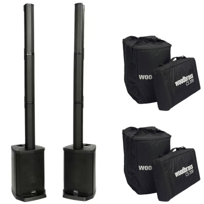 Pack CS200 x 2 + Housses x 2