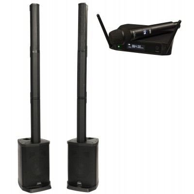 Confezione CS200 x 2 + microfono UHF